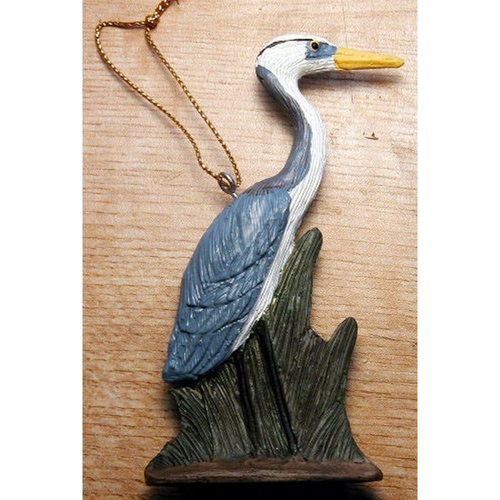 Heron and Grass Ornament