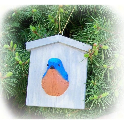 BlueBird House Ornament
