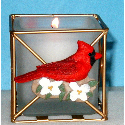 Cardinal Candle Holder
