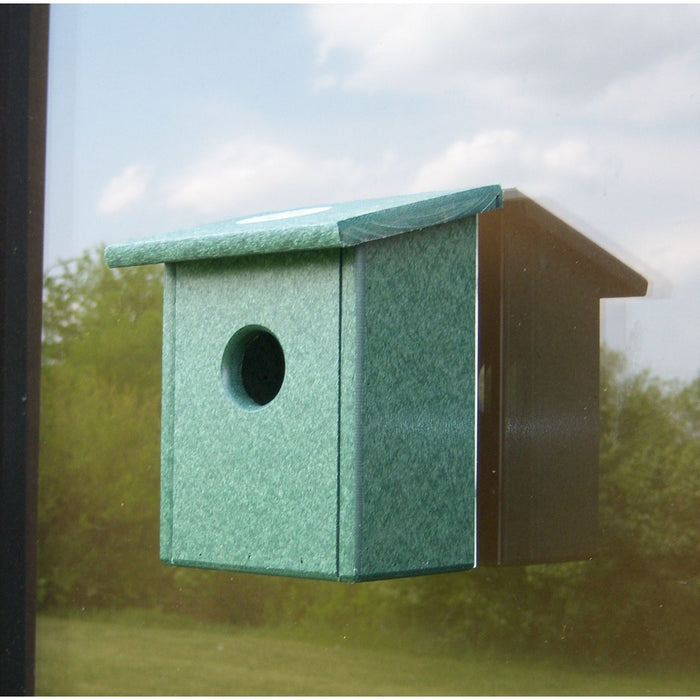 Recycled Plastic Window Nest View Bird House
