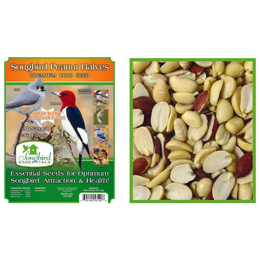 SONGBIRD PEANUT HALVES, 5 LBS + FREIGHT