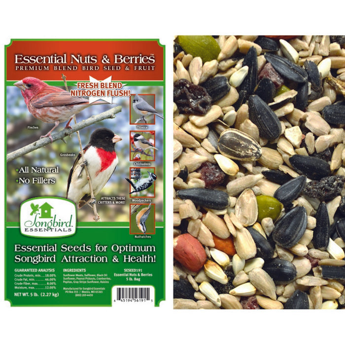 ESSENTIAL NUTS & BERRIES, 5 LB + FREIGHT