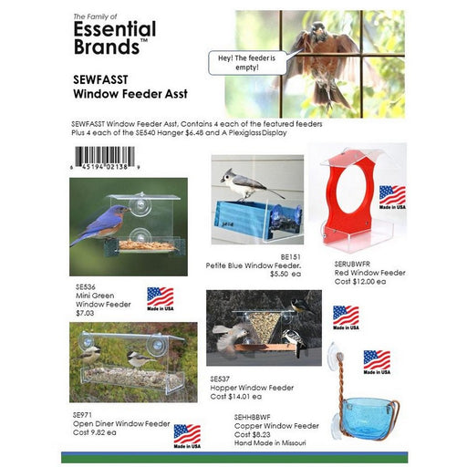Window Feeder Assortment