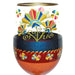 Stemless Wine Glass Deco Floral Bottom's Up