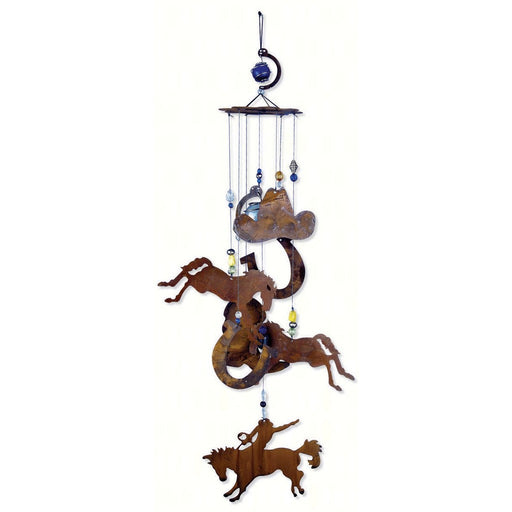 Horsing Around 24 inch Garden Chime-Bronco