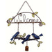 Birds of a Feather Birdies Bluebird Welcome Sign with Hanging Chain