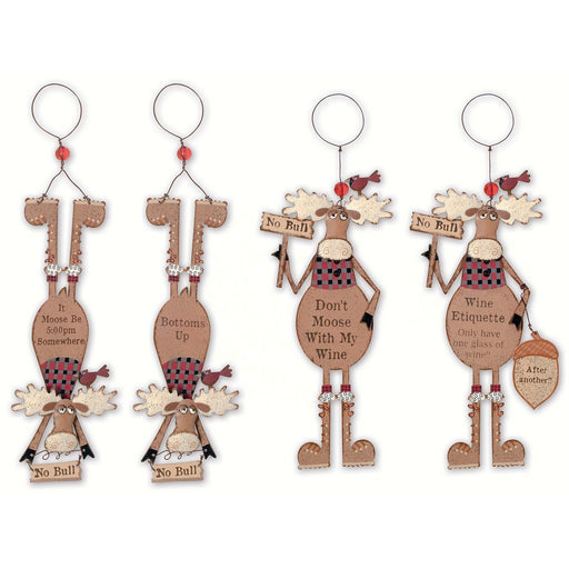 Moose Wine Charm & Magnet