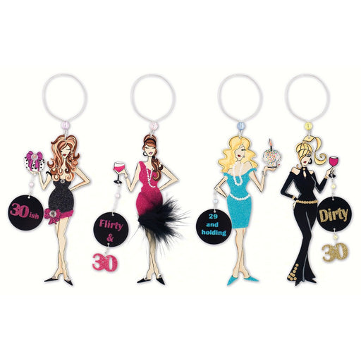 Working Girls 30th Birthday Wine Charm & Magnet