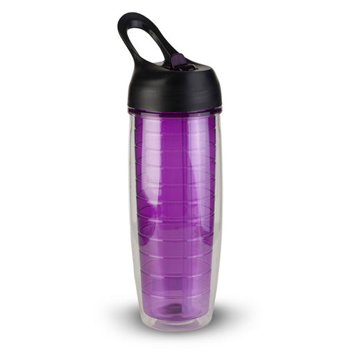 Thirzt 2 Go 20Oz Tritan Double-Walled Insulated Bottle - Purple