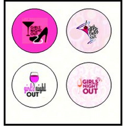 Girls Night Out Magnetic Wine & Drink Charm Set