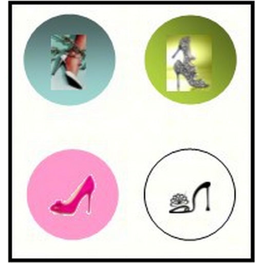 Diva Shoes Magnetic Wine & Drink Charm Set