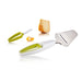 Plus Tools Cheese Slicer + Rind Peeler - White/Green
