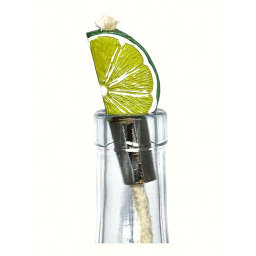 Lime Wedge Pewter Winelight Painted