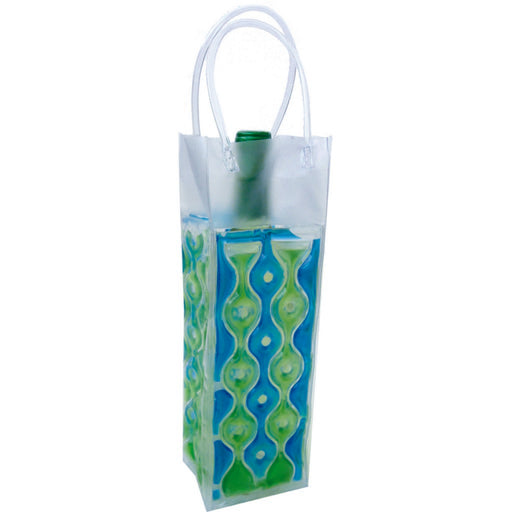 Wave 1 Blue-Green - Insulated Chill Bottle Bags