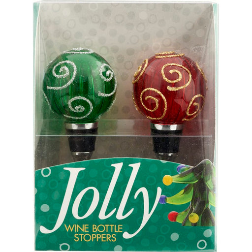 Bottle Stopper Ornaments S/2 PVC