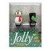 Bottle Stopper - Snowman/Top Hat S/2 PVC