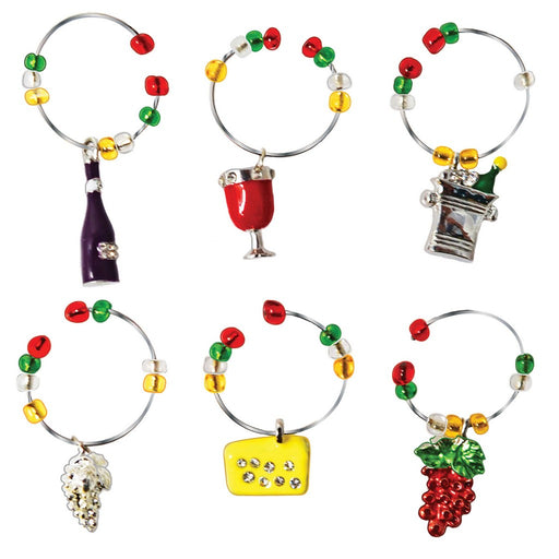 Wine Charms - Wine Selection - S/6