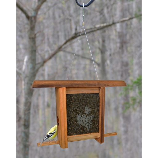 Grapes Etched Glass bird feeder