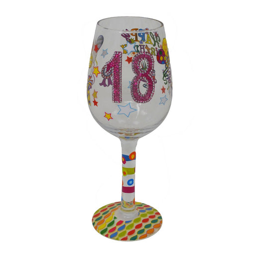 Wine Glass 18 It's My Birthday