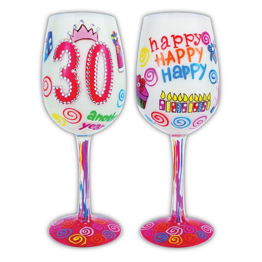 Wine Glass, 30 Another Year Older