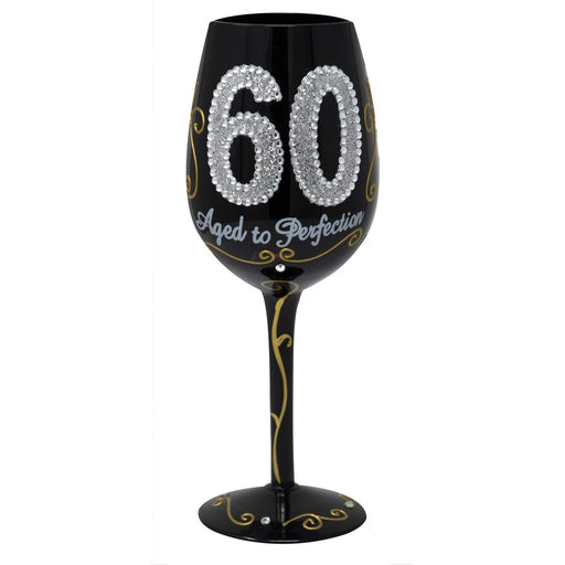 60 Aged to Perfection Wine Glass