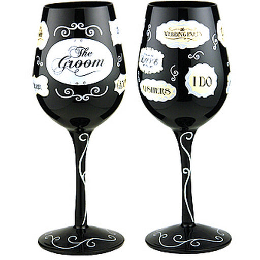 Wine Glass Groom Words