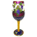 Wine Glass Live, Laugh, Love, Wine Bottom's Up