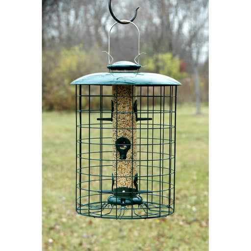 Caged 6 Port Seed Tube Feeder