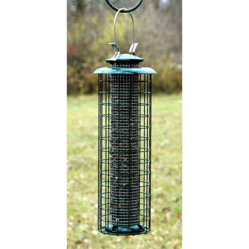 Caged Screen Sunflower Tube Feeder