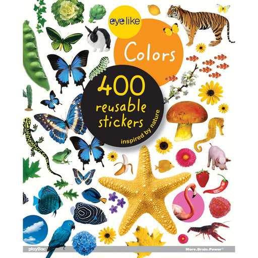 Eyelike Colors 400 Reusable Sticker Book by Workmans Publishing