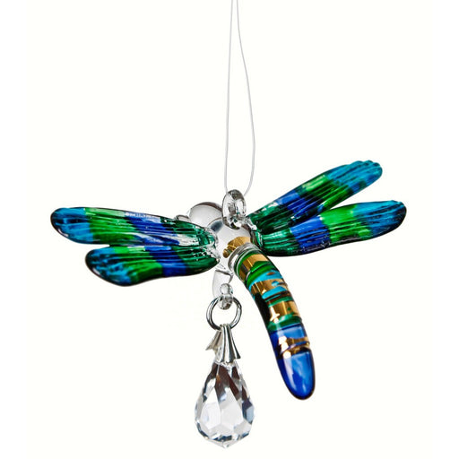 Fantasy Glass Dragonfly Peacock