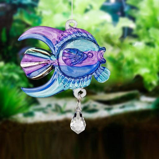 Fantasy Glass Coral Fish, Purple