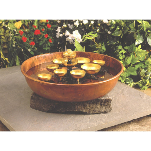 Woodstock Water Bell Fountain Copper Bowl