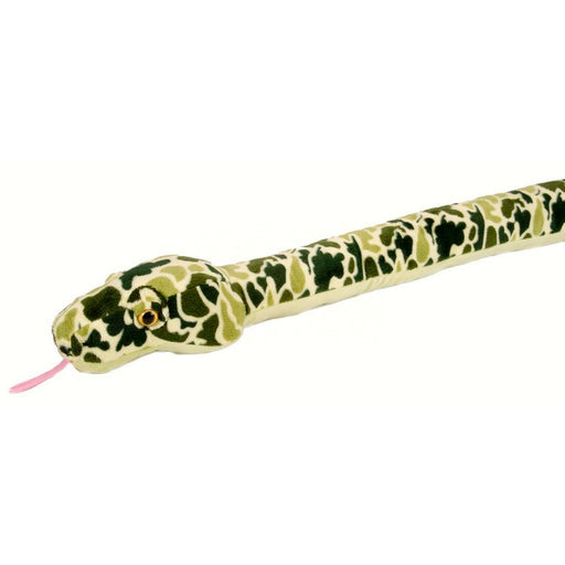 Camo Green 54 inch Plush Snake
