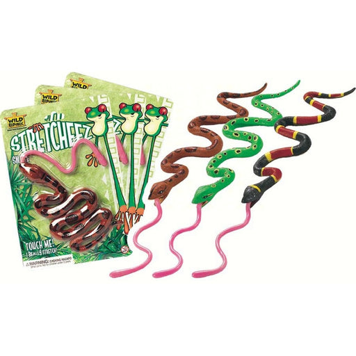 Stretcheez Snake Sticky Tongue (assorted designs)