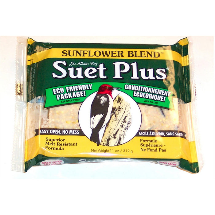 Sunflower Blend Suet Cake  + Freight West of Rockies Only Must order in 12's
