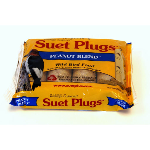 Peanut Blend Suet Plug 11 oz + Freight West of Rockies Only Must order in 12's