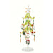 Tree - Green - 8 Inch with 12 Enamel Holiday Wine Charms GB