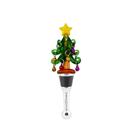 Bottle Stopper - Christmas Tree withBells
