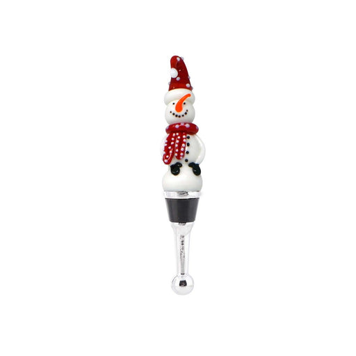 Bottle Stopper - Snowman withHat