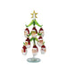 Tree - Green - with 12 Santa Ornaments 10 inch - GB