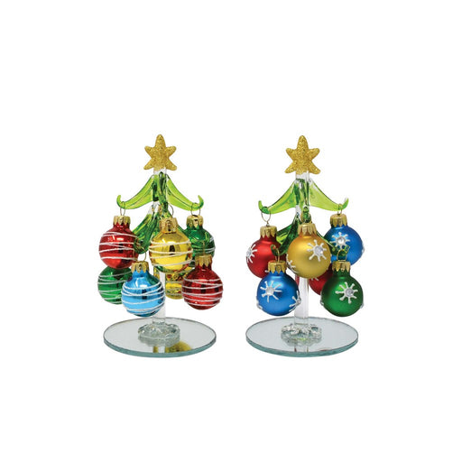 Tree - Green 8 ornaments - 5.5 inch PVC (Must order in 2s)