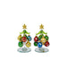 Tree - Green with 8 Ornaments - 5.5 inch PVC (Must Order in 2's)