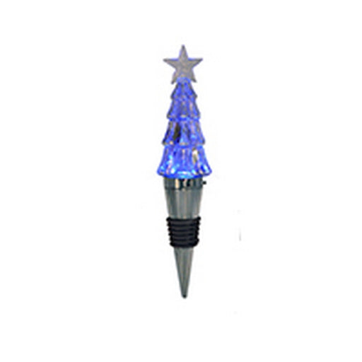 Christmas Tree Iridescent Light Up Bottle Stopper