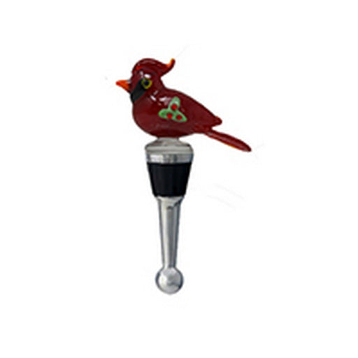 Cardinal with Holly Bottle Stopper GB