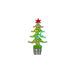 Green Tree Light Up PVC Bottle Stopper