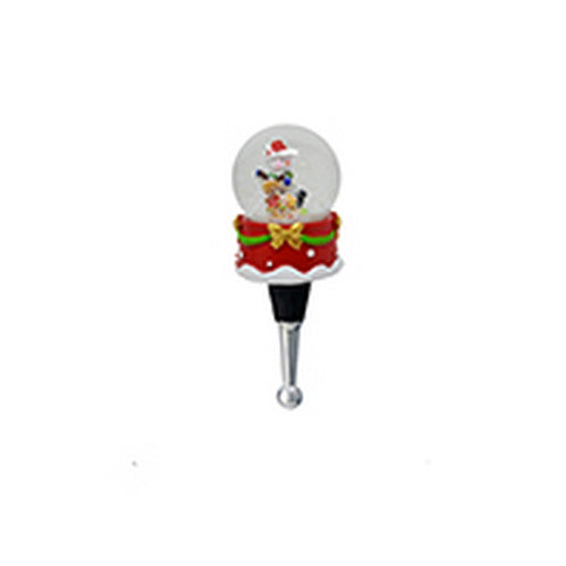 Snowman Snow Globe Bottle Stopper GB