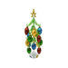 Green Tree Vintage Tear Drop 12 inch with 16 Ornaments GB