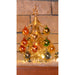 Oro multicolor Luminosa 25cm Glass Tree with16+1 Ornaments GB