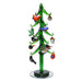 9" Glass Tree with Bird Ornaments
